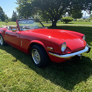 1979 Spitfire Red convertible