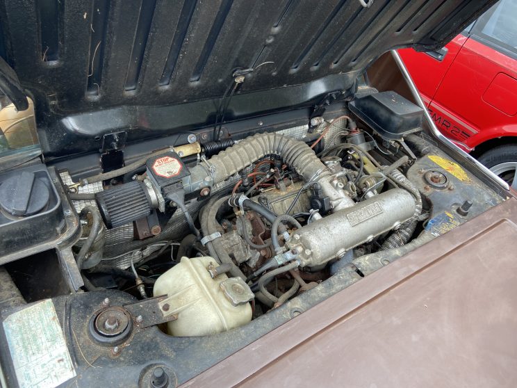 1980 Fiat X1/9 fuel injected engine